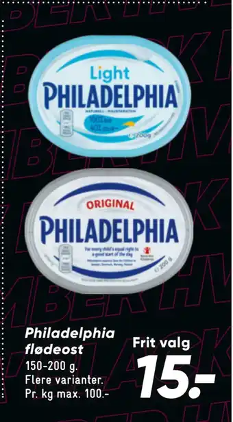 Bilka Philadelphia flødeost tilbud