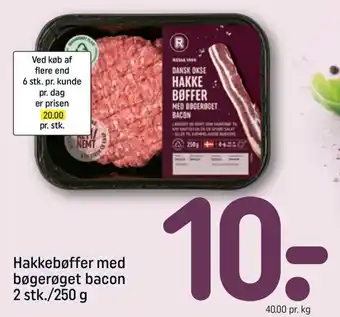 Hakkebøffer Med Bøgerøget Bacon 2stk./250 g