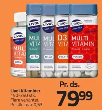 Fleggaard Livol Vitaminer tilbud
