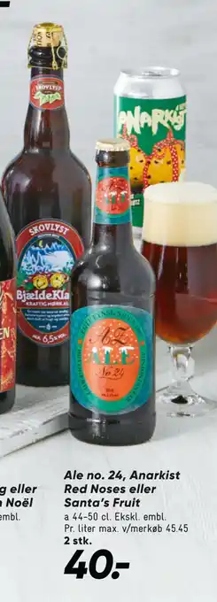Ale no. 24, anarkist red noses eller santa's fruit