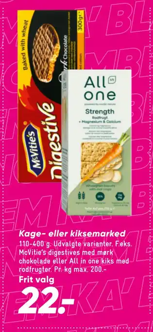 Bilka Kage- eller kiksemarked tilbud