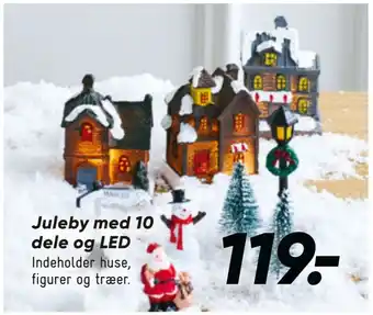 Bilka Juleby med 10 dele og led tilbud