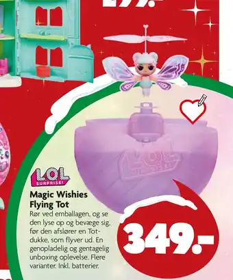 Fætter BR Magic wishies flying tot tilbud