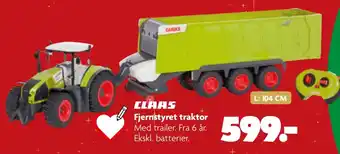 Fjernstyret traktor