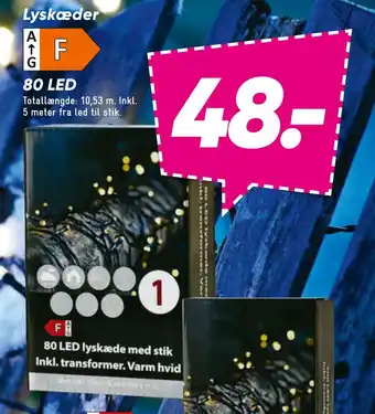 Bilka Lyskæder 80 led tilbud