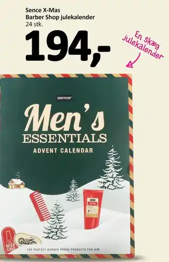 Sence X-Mas Barber Shop julekalender 24 stk.