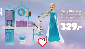 Fætter BR Elsa og olafs isbod tilbud