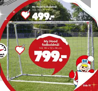 Fætter BR My hood fodboldmål tilbud