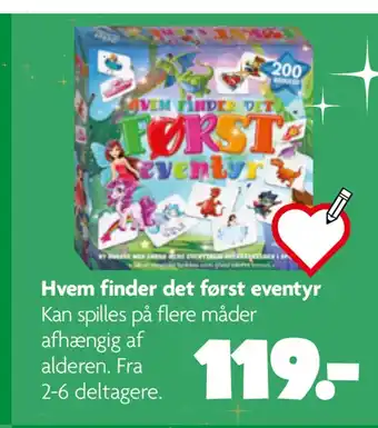 Fætter BR Hvem finder det først eventyr tilbud