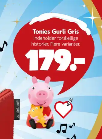 Fætter BR Tonies gurli gris tilbud
