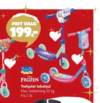 Fætter BR Trehjulet løbehjul tilbud
