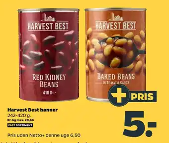 Netto Harvest best bønner tilbud