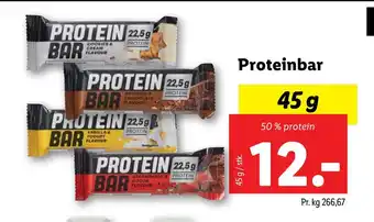 Lidl Proteinbar tilbud