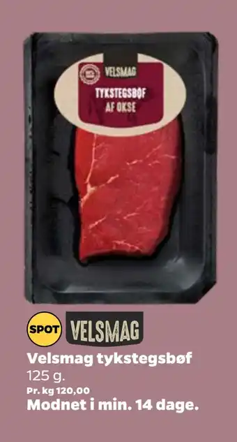 Netto Velsmag tykstegsbøf tilbud