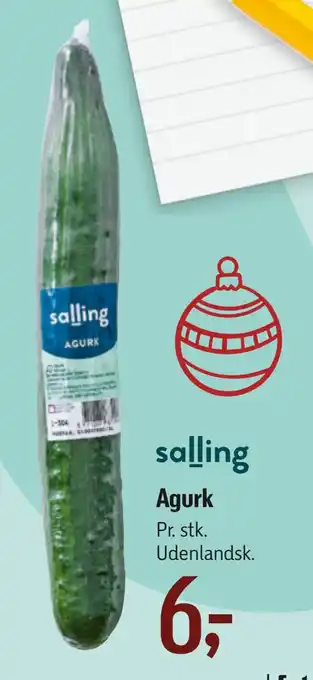Føtex Agurk tilbud