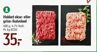 Føtex Hakket okse- eller grise-/kalvekød tilbud