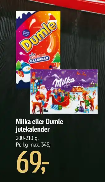Føtex Milka eller dumle julekalender tilbud