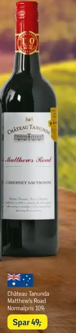 Føtex Château Tanunda Matthew's Road tilbud
