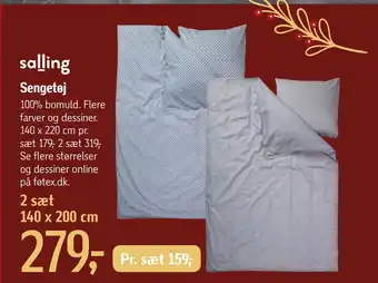 Føtex Sengetøj tilbud