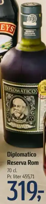 Føtex Diplomatico Reserva Rom tilbud