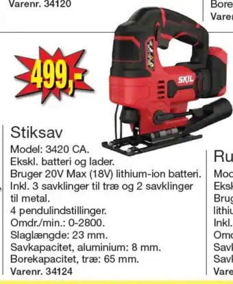 Harald Nyborg Skil stiksav tilbud