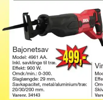 Harald Nyborg Skil bajonetsav tilbud