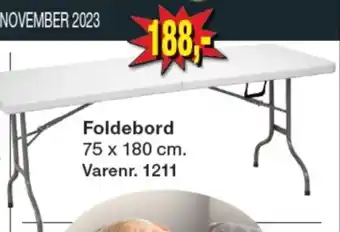 Harald Nyborg Ukendt foldebord tilbud