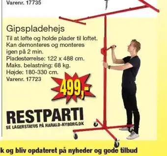Harald Nyborg Ukendt gipspladehejs tilbud