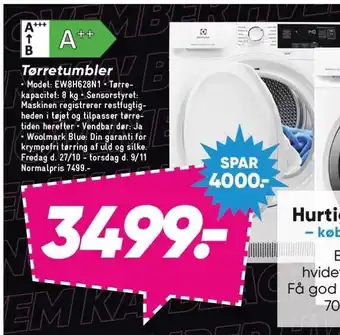 Bilka Tørretumbler tilbud