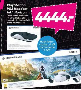 Bilka Playstation vr2 headset inkl. horizon tilbud