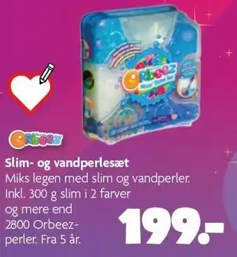 Slim- o vandperlesæt