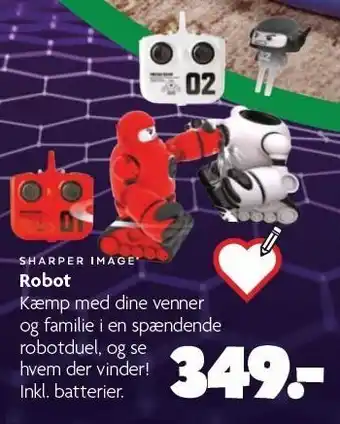 Fætter BR Sharper image robot tilbud