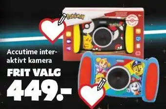 Fætter BR Accutime interaktivt kamera tilbud