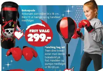 Fætter BR Boksepude eller punching bag set tilbud