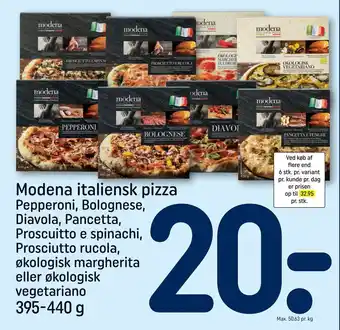 REMA 1000 Modena italiensk pizza tilbud