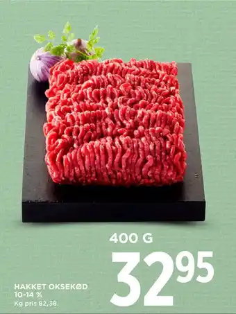 MENY Hakket oksekød 10-14 % tilbud