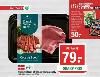 SPAR Cote de boeuf af dansk velfærdskalv tilbud