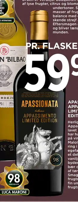 MENY Apassionata appassimento limited edition tilbud