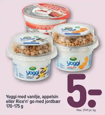 REMA 1000 Yoggi Med Vanilje, Appelsin 170-175 g tilbud