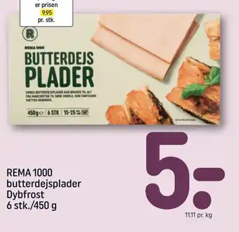 REMA 1000 Rema 1000 Butterdejsplader 6 stk./450 g tilbud