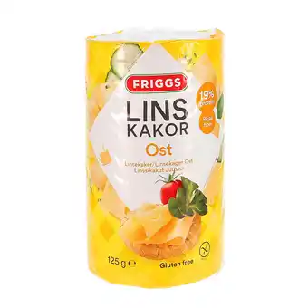 Motatos Friggs | 2 x linse kiks m. ost | brød, kiks & kager > boller, kiks & kager tilbud