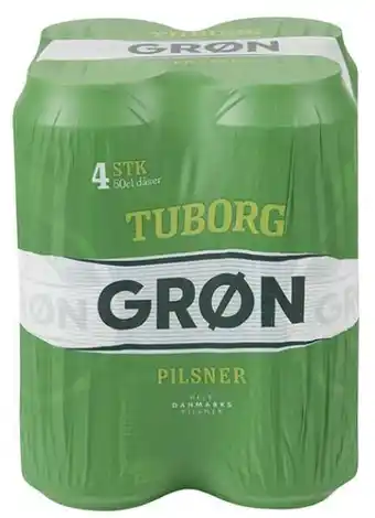 Grøn tuborg 4,6%, 2 l