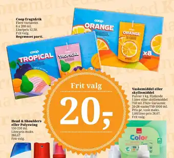Coop drikkeklar saft tropical
