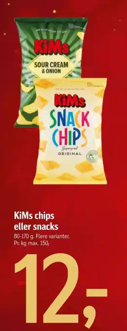 Føtex Kims chips tilbud