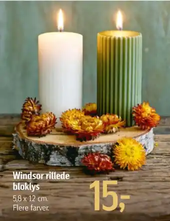 Føtex Windsor bloklys tilbud