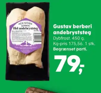 Kvickly Gustav andebryststeg tilbud