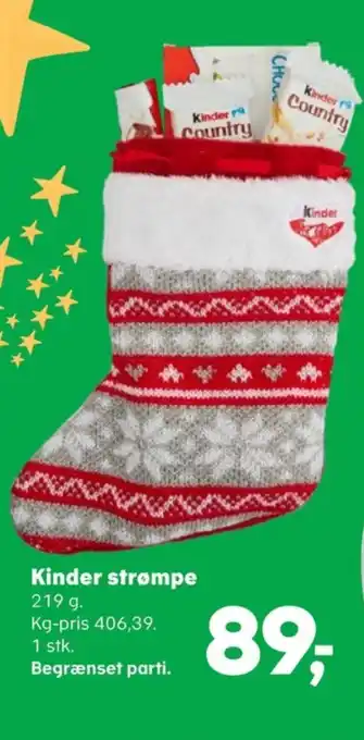 Kvickly Kinder chokolade tilbud
