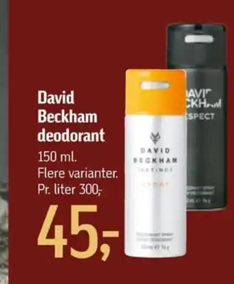 David beckham deospray