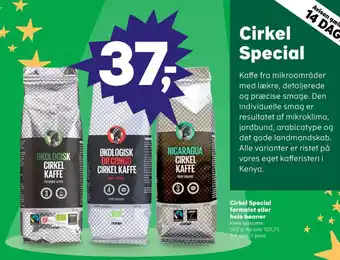 Kvickly Cirkel kaffe formalet tilbud