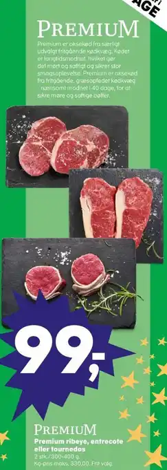 Kvickly Premium ribeye tilbud